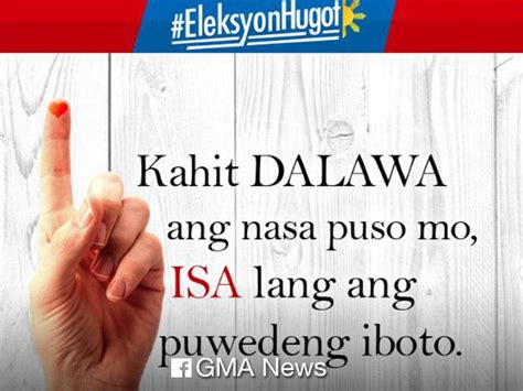 hugot barangay election quotes tagalog